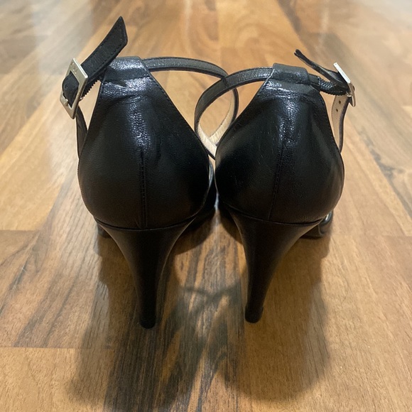 Strappy Black Peep Toe Marc Jacobs Heels, size 39 - Picture 3 of 6